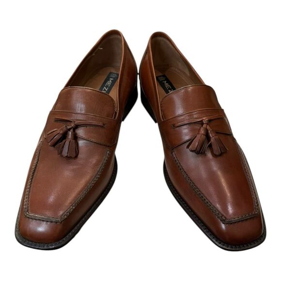 New Mezlan 2135 Cognac Men\'s Leather Slip-on Loafers Dress Shoes 9  9M main image 6